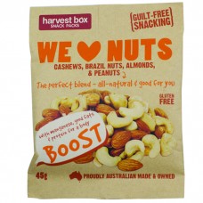 Harvest Box We Love Nuts 45g - Carton of 120 - $1.70/Unit + GST